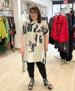 Igor Dobranic Frida Tunic, Neutral Print