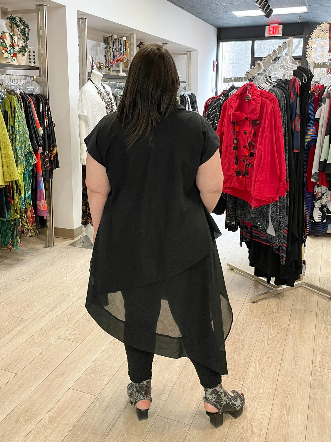 Igor Dobranic Leni Tunic, Black Igor Dobranic