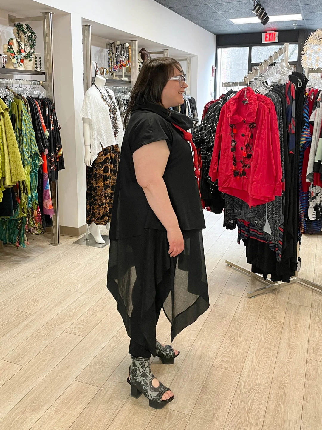 Igor Dobranic Leni Tunic, Black Igor Dobranic