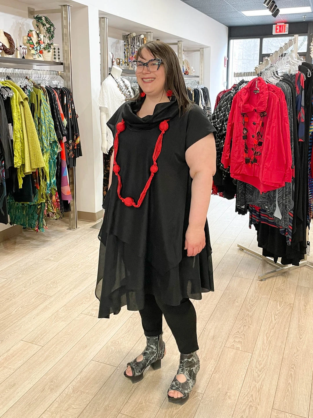 Igor Dobranic Leni Tunic, Black Igor Dobranic