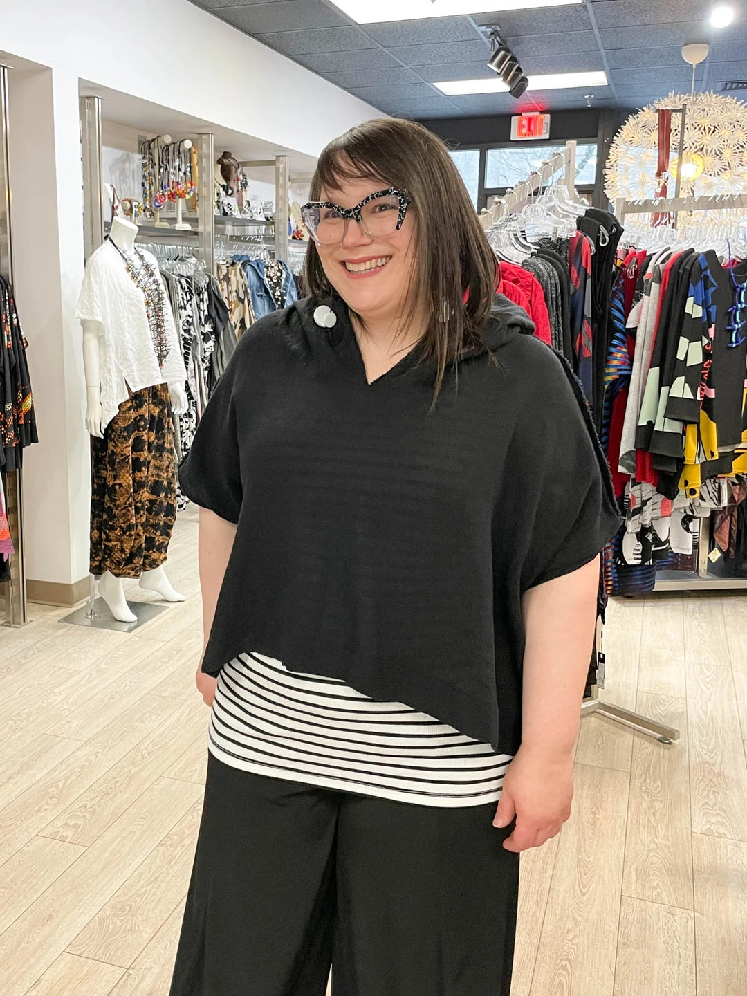 Igor Dobranic Suri Top, Black Igor Dobranic