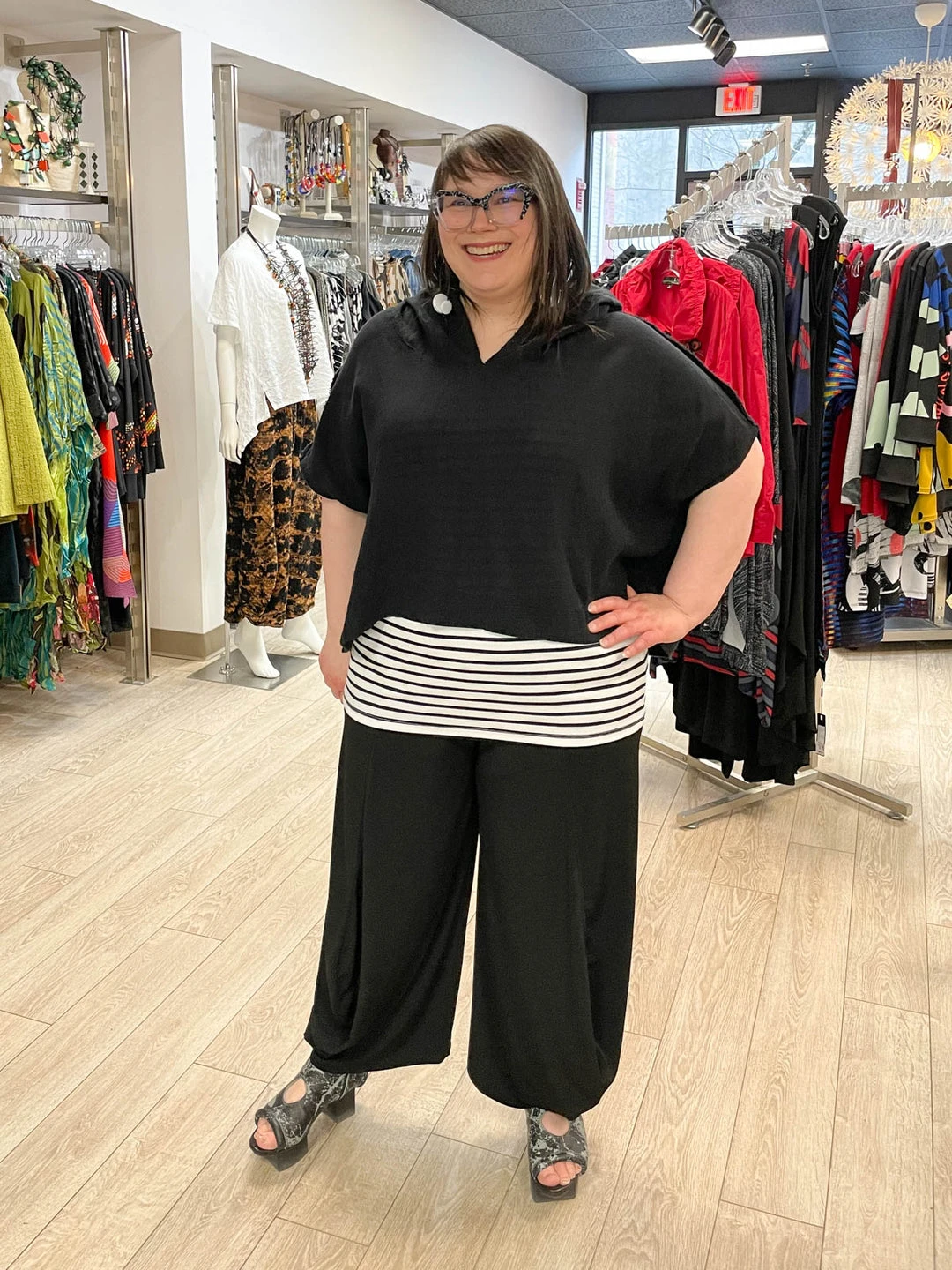 Igor Dobranic Suri Top, Black Igor Dobranic