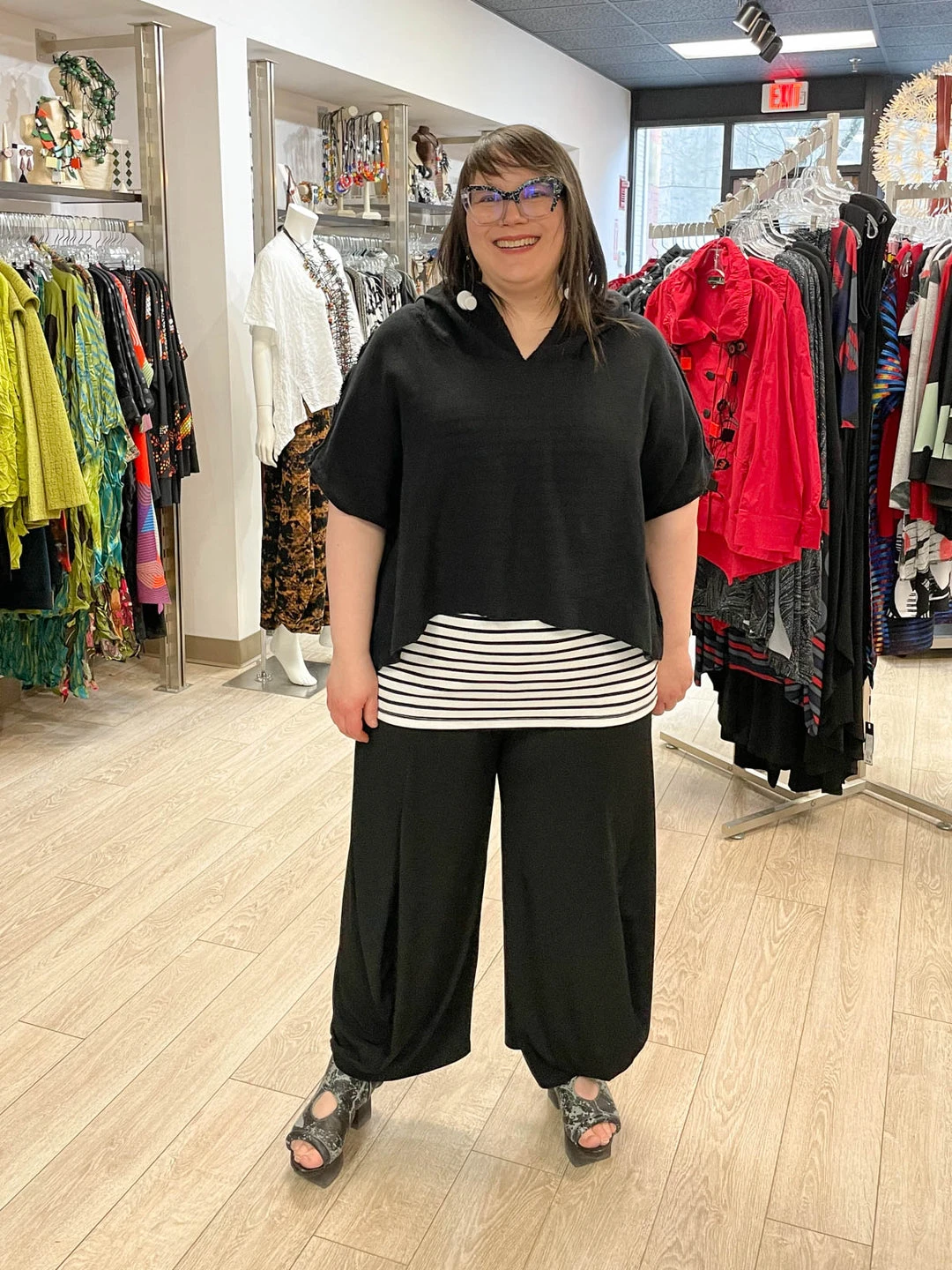 Igor Dobranic Suri Top, Black Igor Dobranic