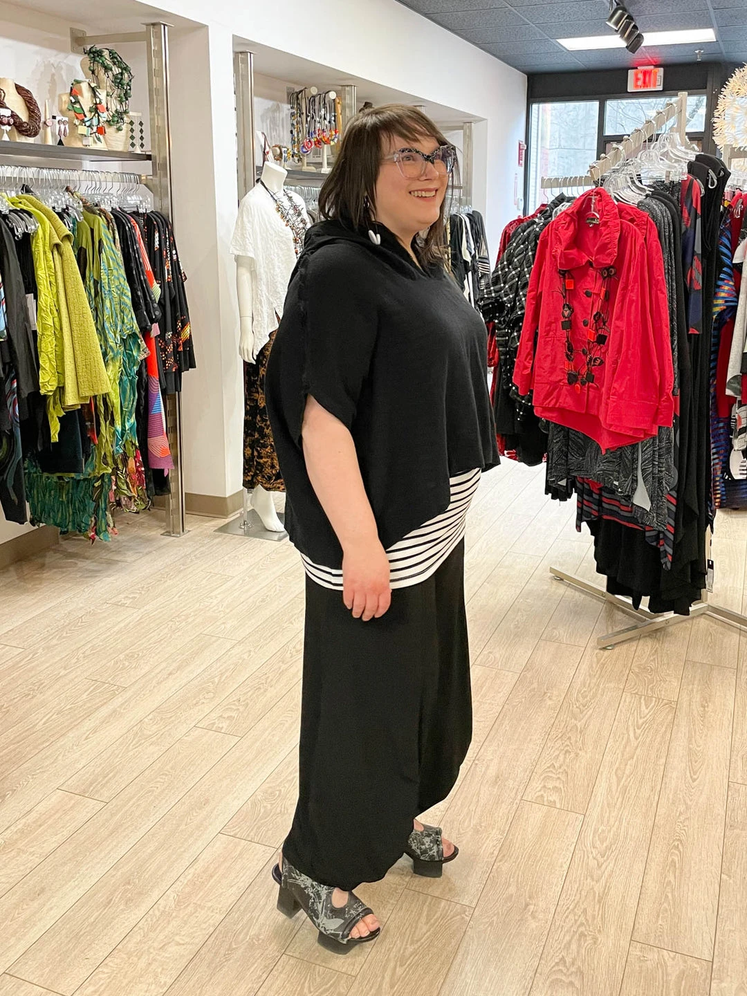 Igor Dobranic Suri Top, Black Igor Dobranic