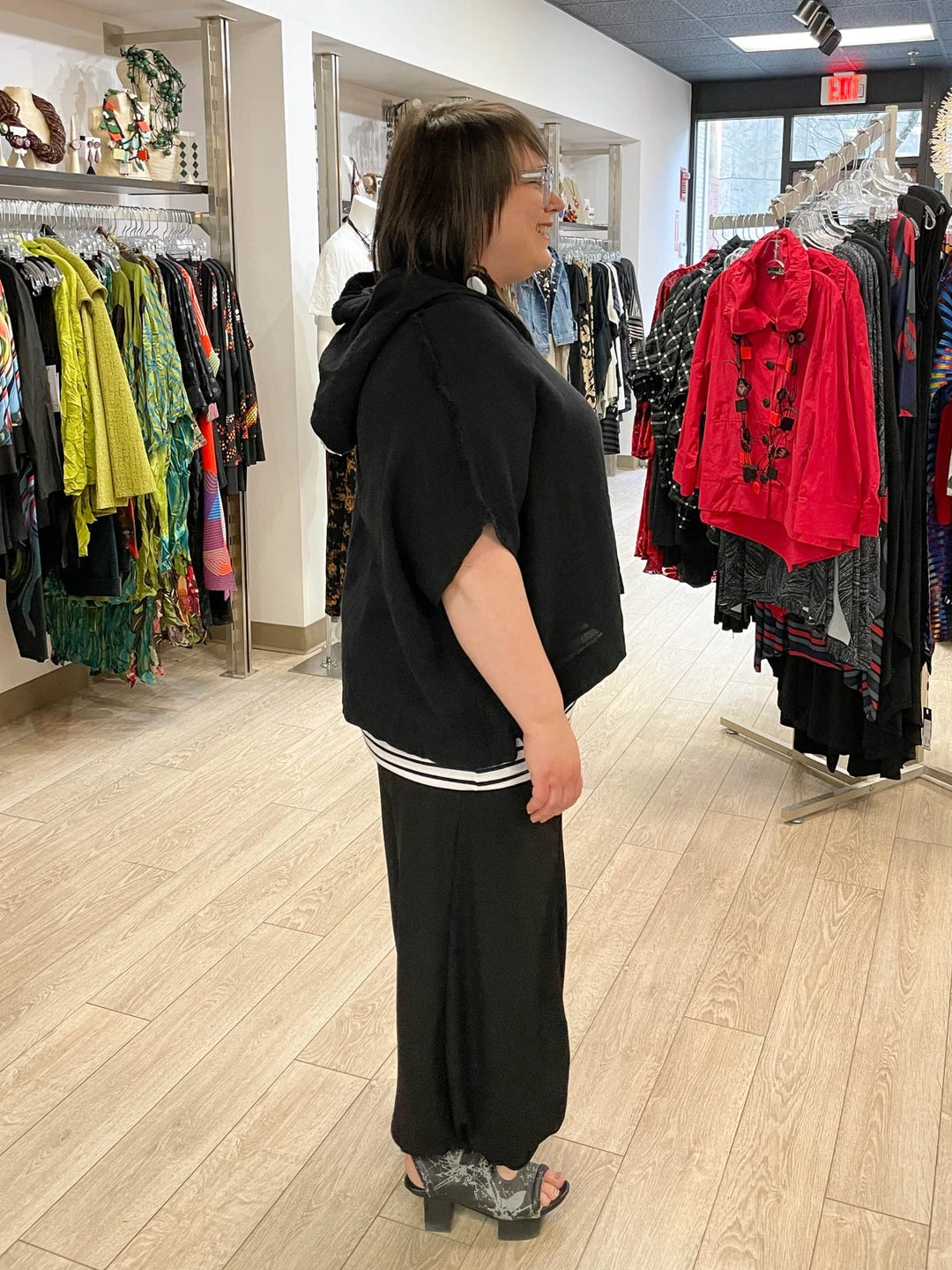 Igor Dobranic Suri Top, Black Igor Dobranic