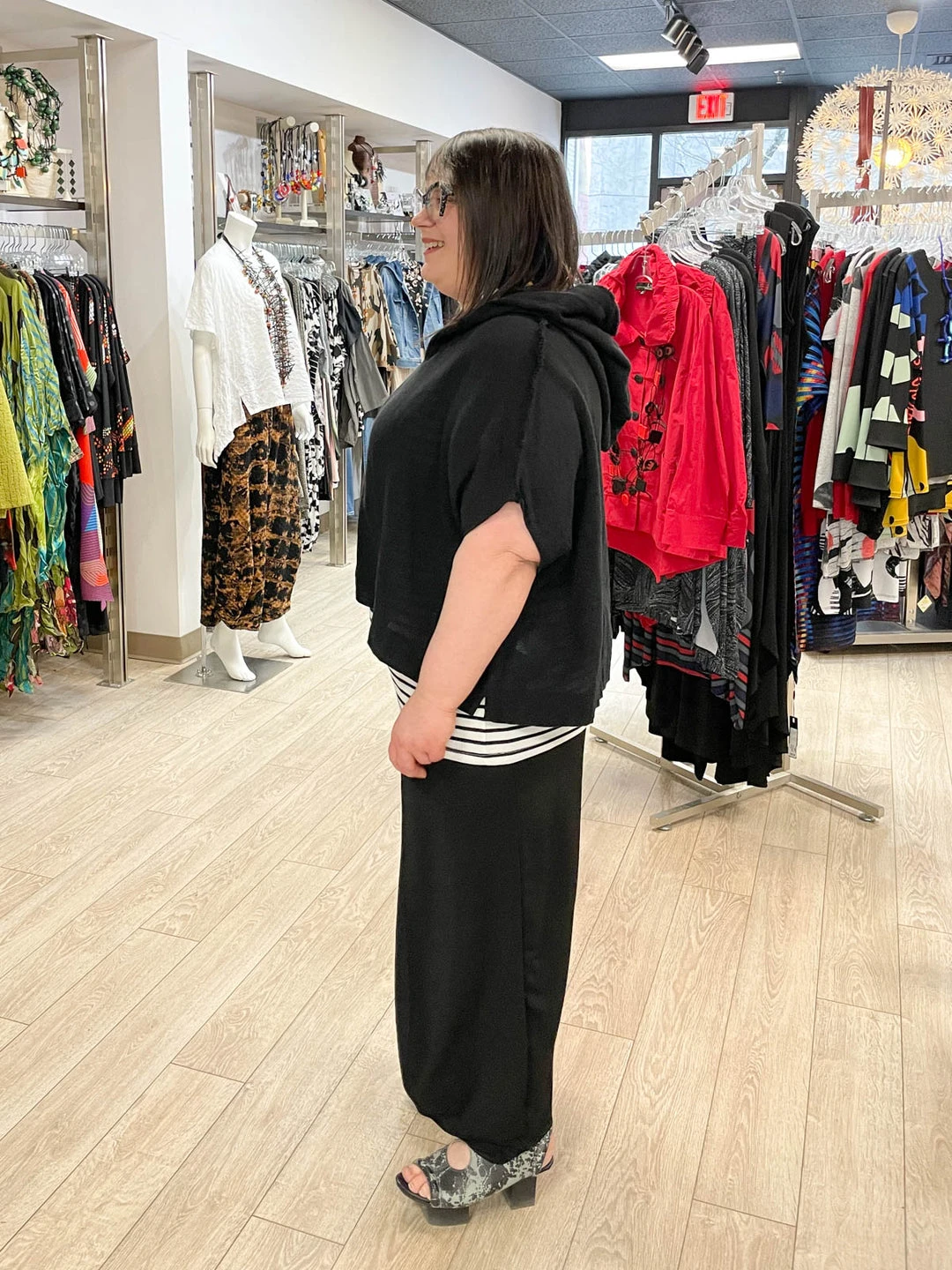 Igor Dobranic Suri Top, Black Igor Dobranic