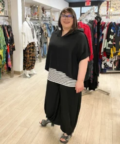 Igor Dobranic Suri Top, Black Igor Dobranic