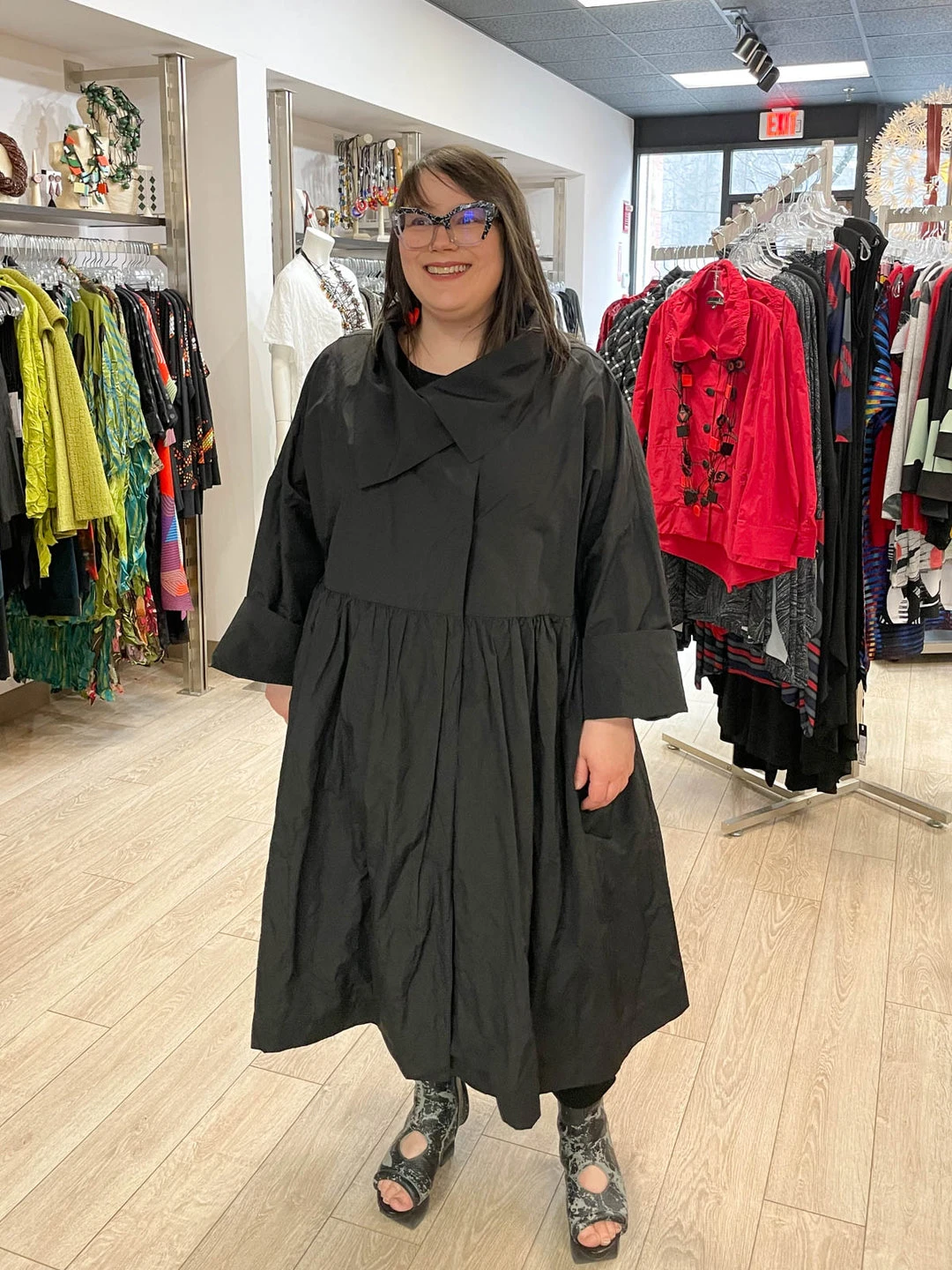 Igor Dobranic Letitia Trenchcoat, Black