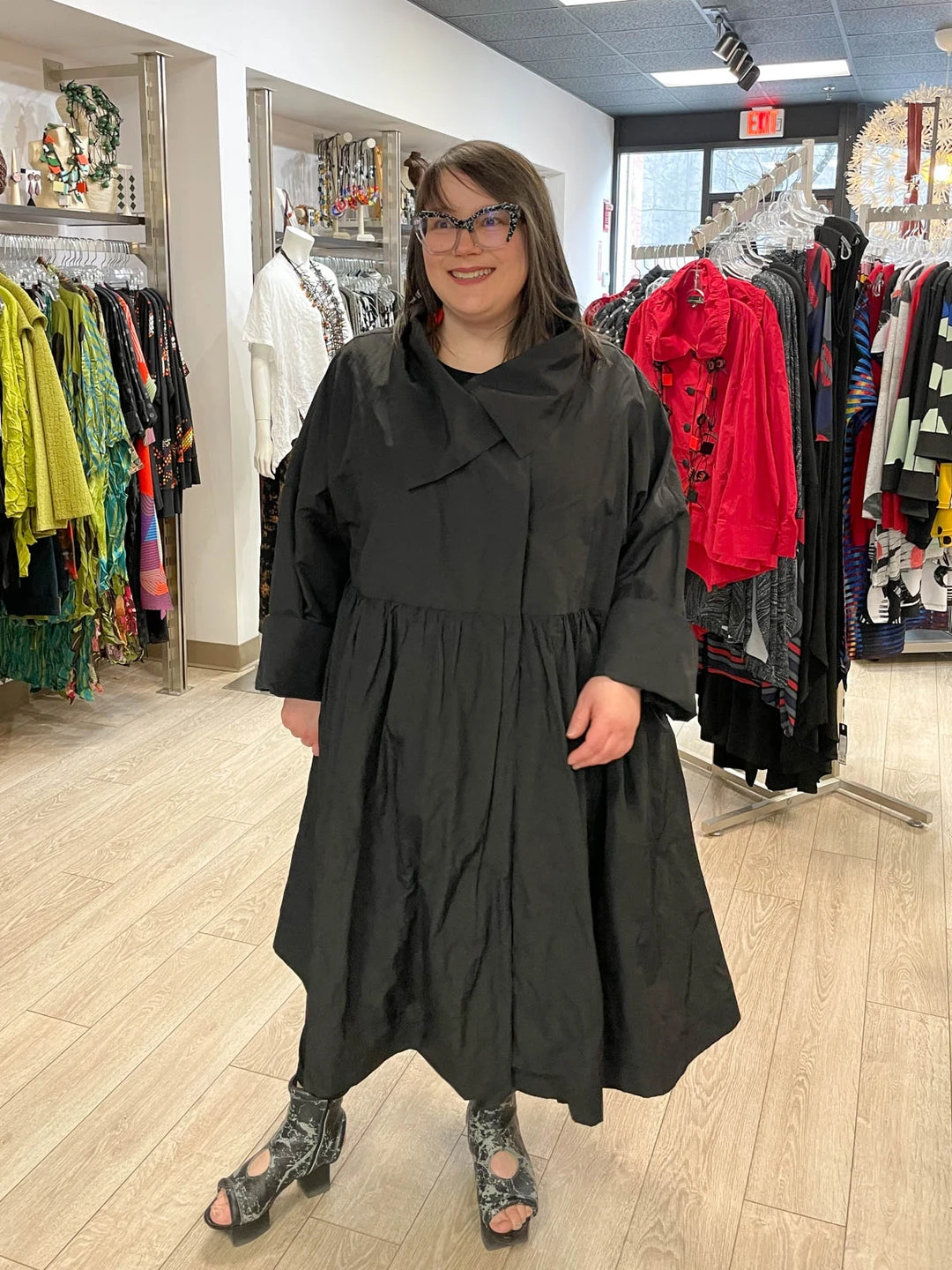 Igor Dobranic Letitia Trenchcoat, Black