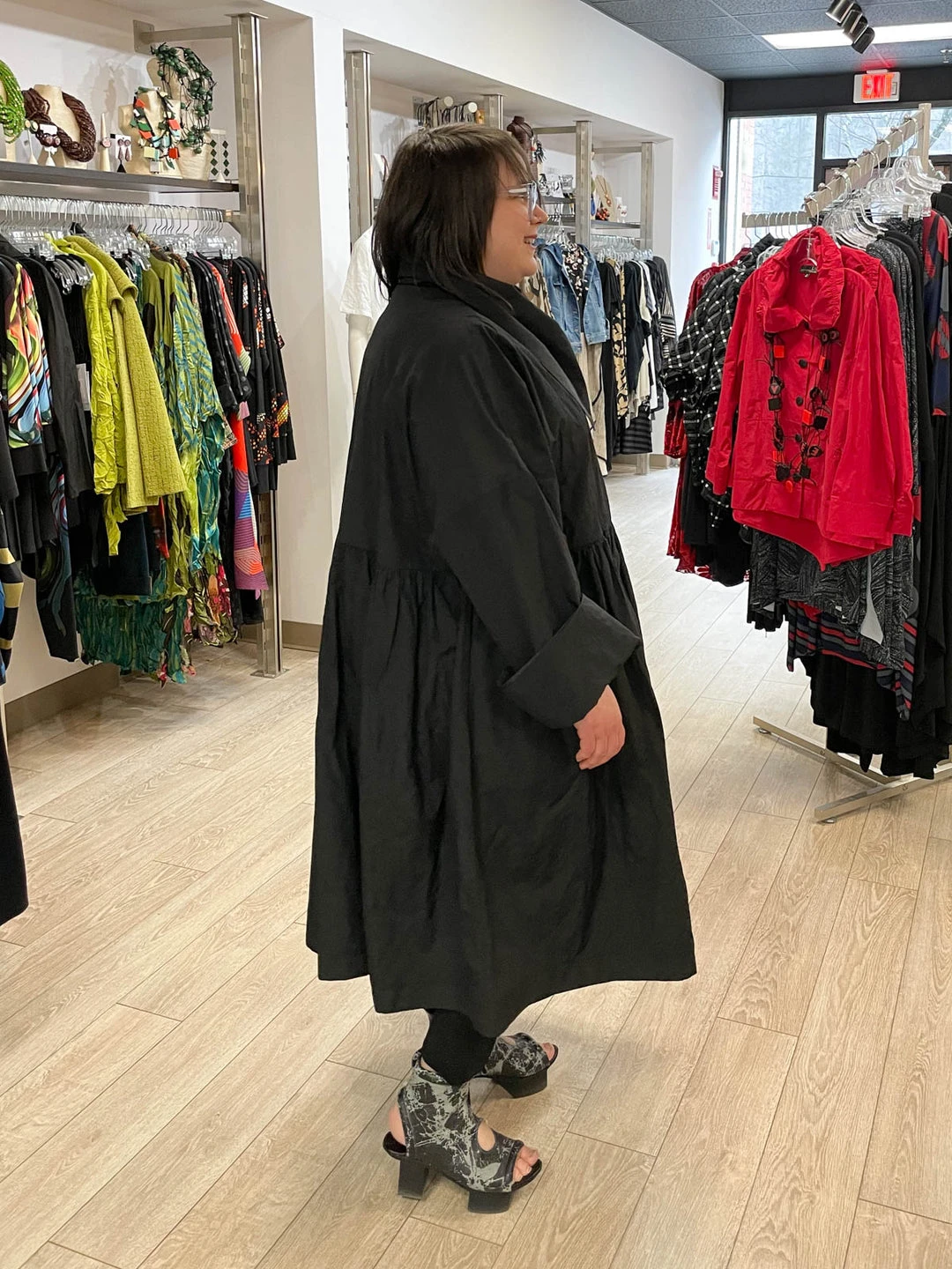 Igor Dobranic Letitia Trenchcoat, Black