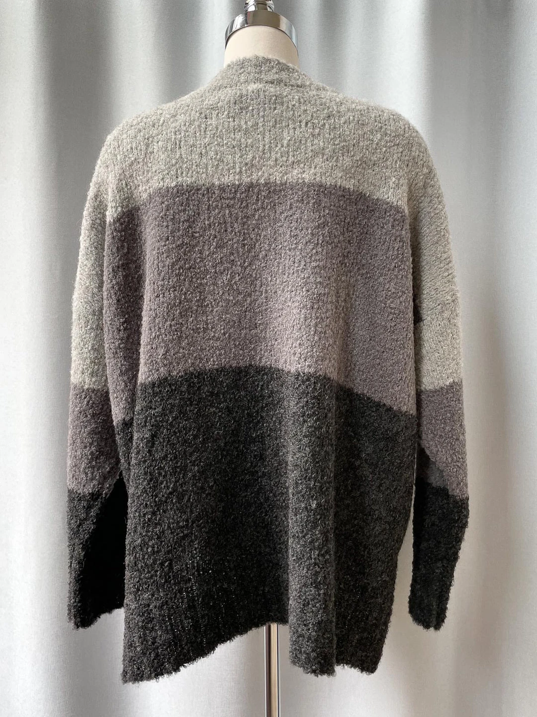 Iridium Color Block Cozy Sweater, Cloud