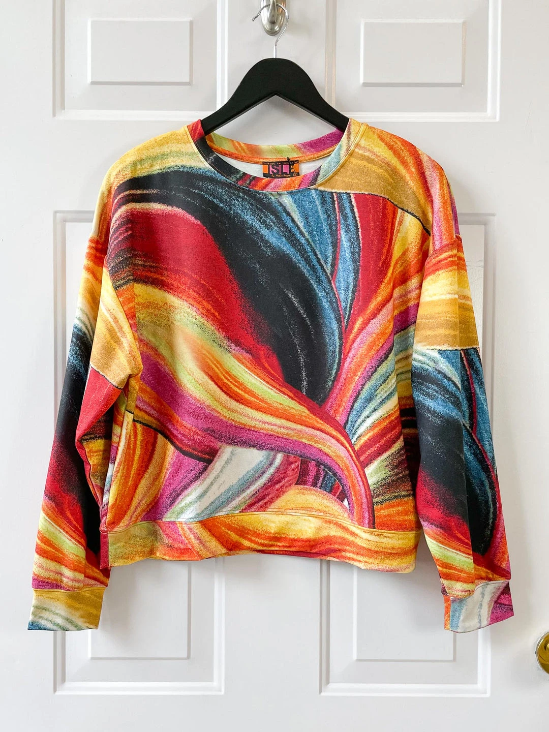 Isle By Melis Kozan Isle By Melis Kozan Chic Sleeve Sweatshirt Top, Jupiter