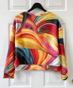 Isle By Melis Kozan Isle By Melis Kozan Chic Sleeve Sweatshirt Top, Jupiter