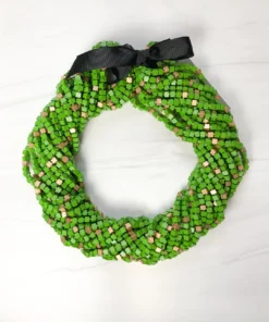 Jianhui London Mosaic The Next Pashmina Beaded Necklace, Gold/Summer Green