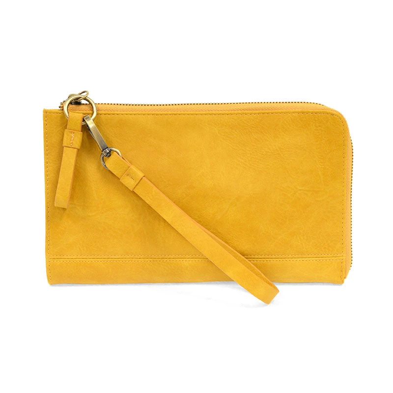 Joy Susan Karina Convertible Wristlet & Wallet, Mustard
