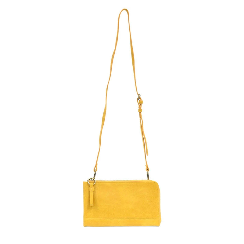 Joy Susan Karina Convertible Wristlet & Wallet, Mustard