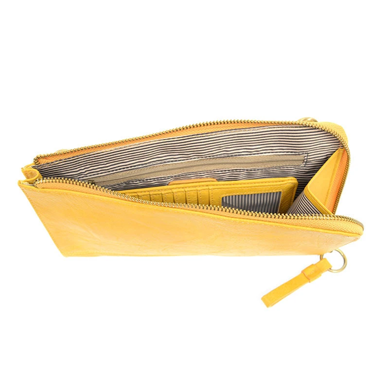 Joy Susan Karina Convertible Wristlet & Wallet, Mustard