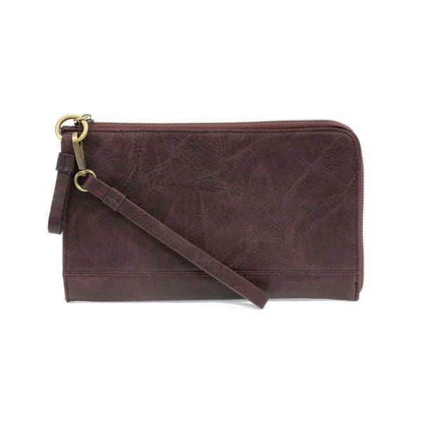 Joy Susan Karina Convertible Wristlet & Wallet, Aubergine Joy Susan