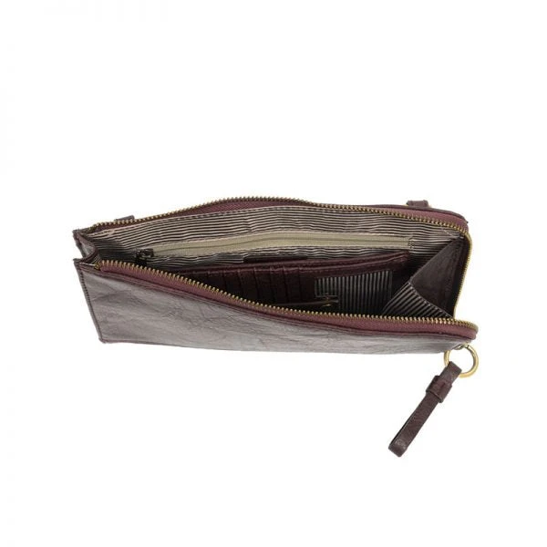 Joy Susan Karina Convertible Wristlet & Wallet, Aubergine Joy Susan