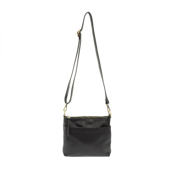 Joy Susan Layla Top Zip Crossbody Bag, Black Joy Susan