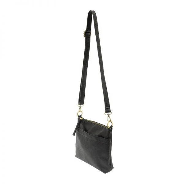 Joy Susan Layla Top Zip Crossbody Bag, Black Joy Susan
