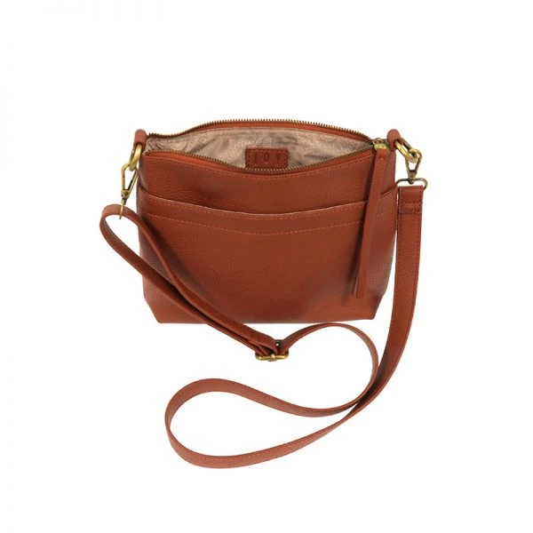 Joy Susan Joy Susan Layla Top Zip Crossbody Bag, Spice