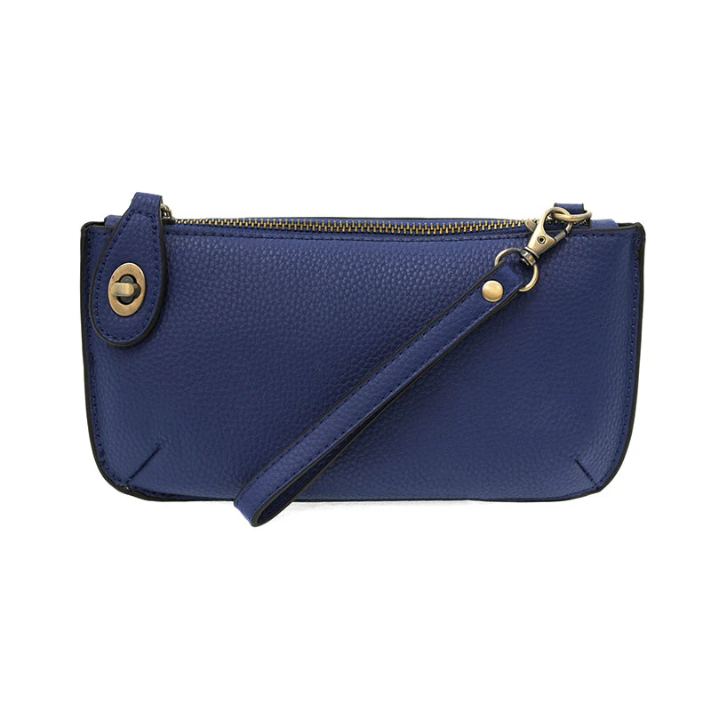 Joy Susan Mini Crossbody Wristlet Clutch, Dark Cobalt