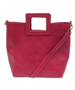 Joy Susan Sydney Square Handle Tote, Fuchsia Joy Susan