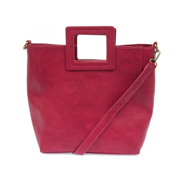 Joy Susan Sydney Square Handle Tote, Fuchsia Joy Susan