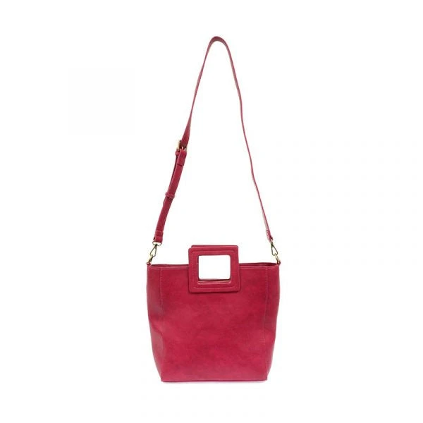Joy Susan Sydney Square Handle Tote, Fuchsia Joy Susan