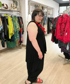 Kedem Sasson Kedem Sasson Hi Lo Tank Tunic, Black