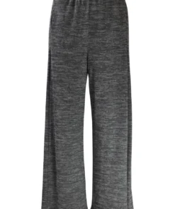 Khangura Khangura Straight Palazzo Pants, Charcoal