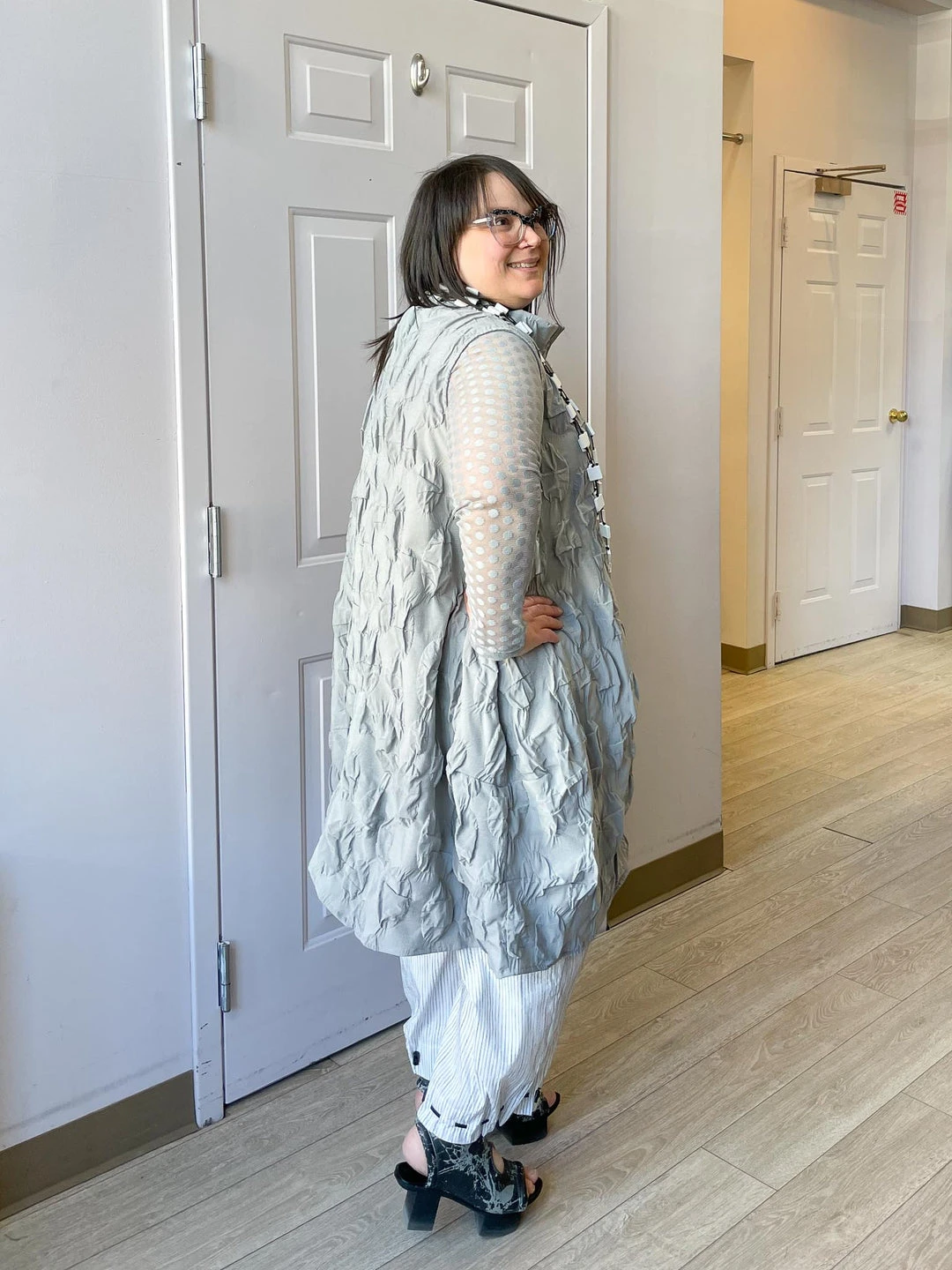 Kozan Aubrey Dress, Grey Orbit Kozan