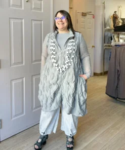 Kozan Aubrey Dress, Grey Orbit Kozan