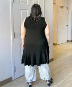 Kozan Jazzy Tunic, Black Tencel