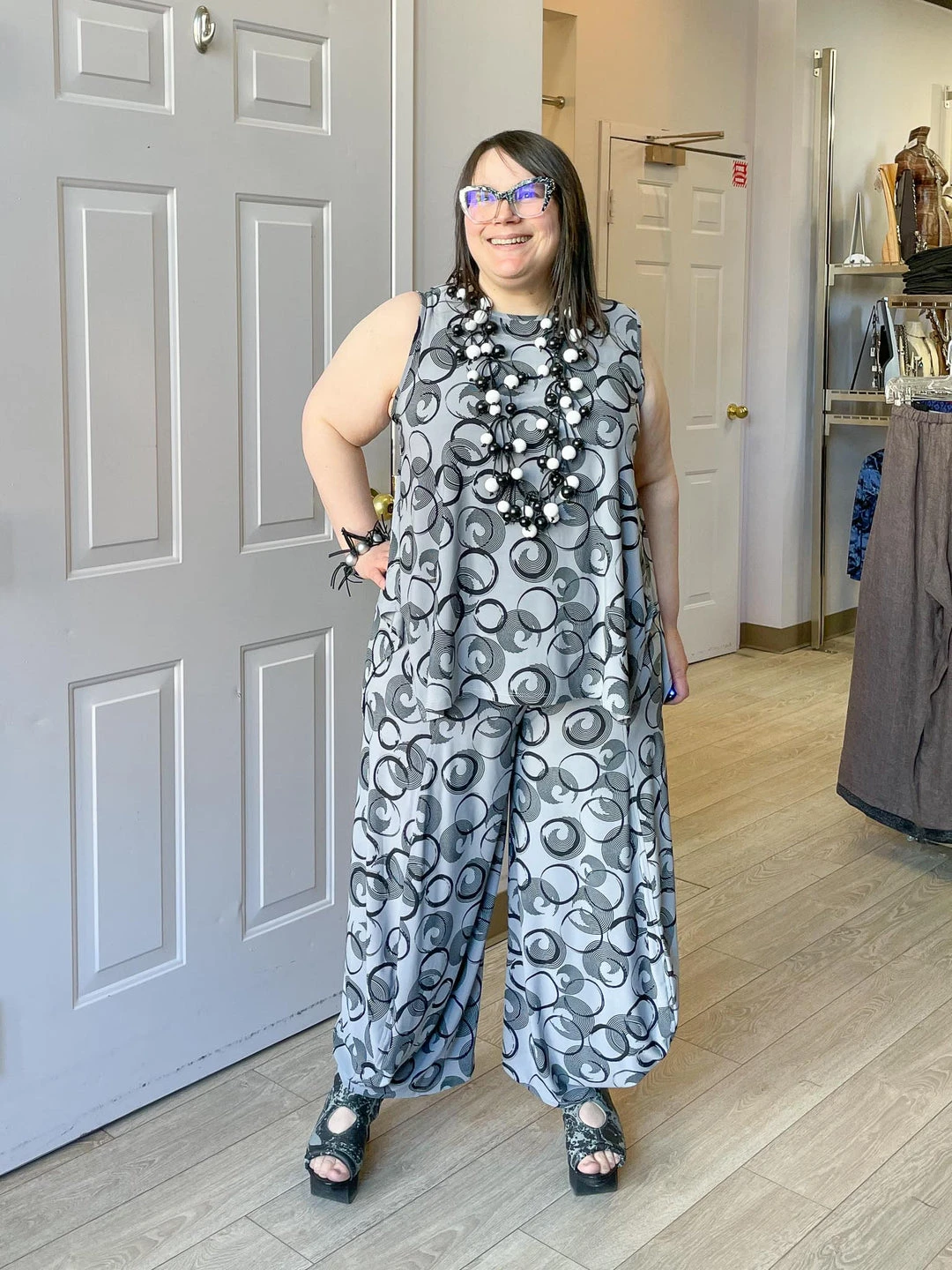 Kozan Deb Tank Tunic, Dove Rings Kozan