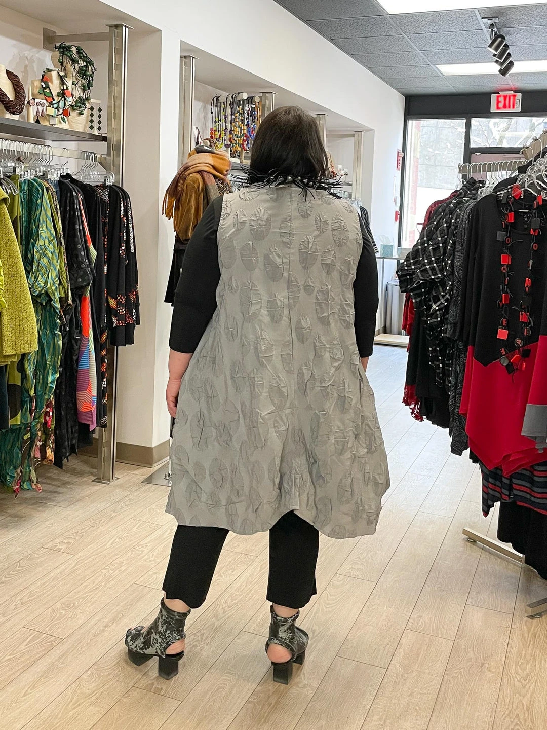 Kozan Aubrey Dress, Grey Orbit Kozan