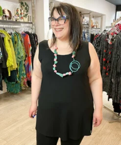 Kozan Kozan Dakota Tank, Black Tencel