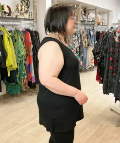 Kozan Kozan Dakota Tank, Black Tencel