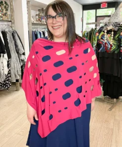 Kozan Kozan Daphne Topper, Magenta Cut-Out