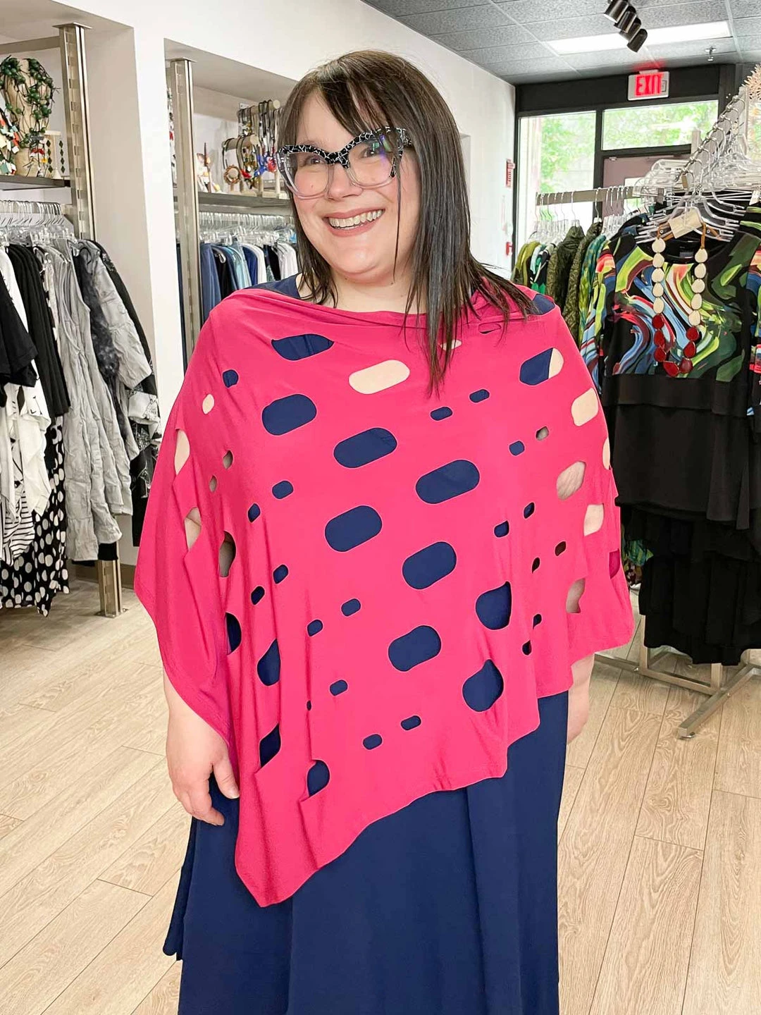 Kozan Kozan Daphne Topper, Magenta Cut-Out