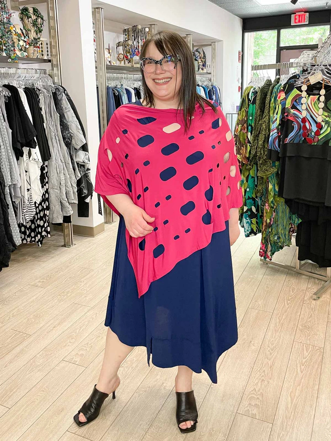 Kozan Kozan Daphne Topper, Magenta Cut-Out