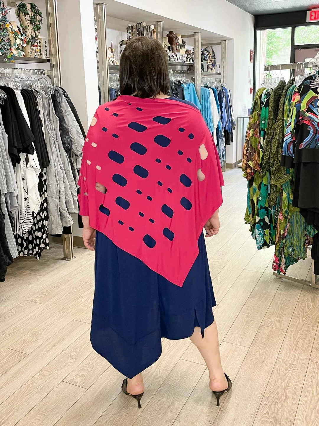 Kozan Kozan Daphne Topper, Magenta Cut-Out