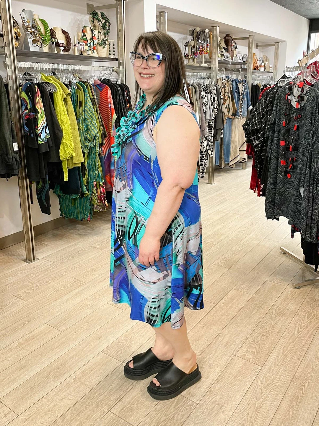 Kozan Dulce Dress, Tropicana Tencel