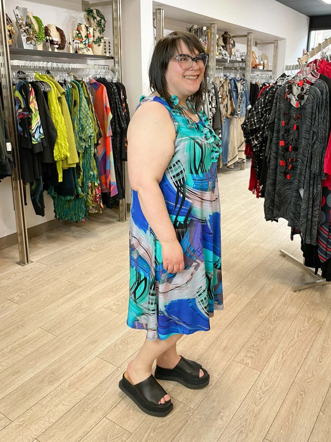 Kozan Dulce Dress, Tropicana Tencel