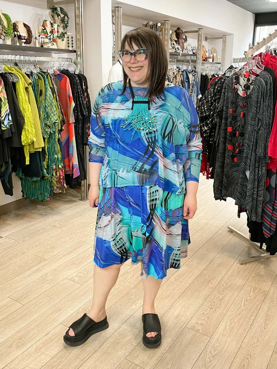 Kozan Dulce Dress, Tropicana Tencel