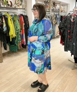 Kozan Dulce Dress, Tropicana Tencel