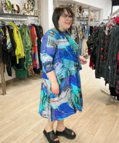 Kozan Dulce Dress, Tropicana Tencel