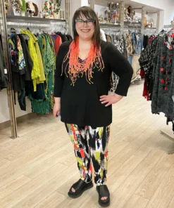 Kozan Kozan Juliana Top, Black Tencel