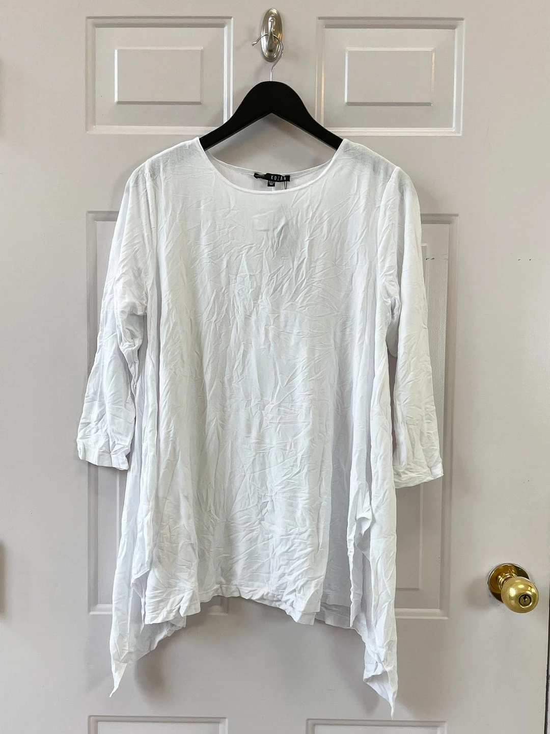 Kozan Kozan Juliet Top, White Crinkle